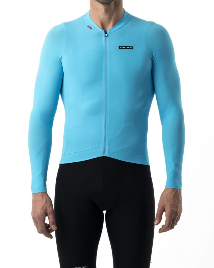 ETXEONDO Maillot Manga Larga Hombre Alde azul cielo - Imagen 3