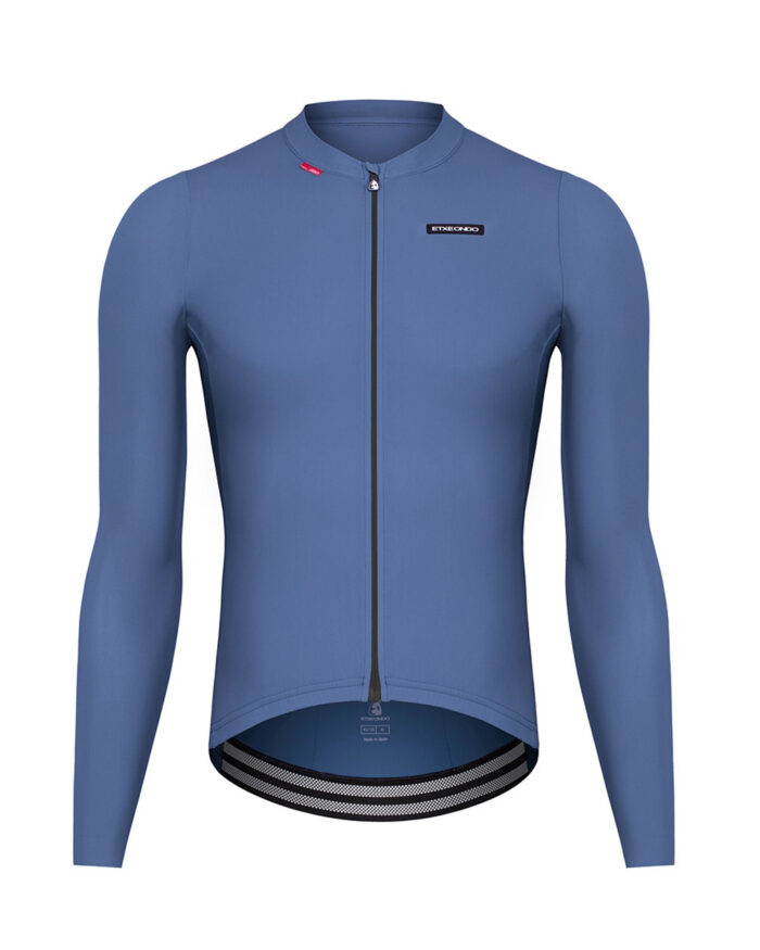 alde-h-az-pu-1 ETXEONDO Maillot Manga Larga Hombre Alde azul purpura - Imagen 1