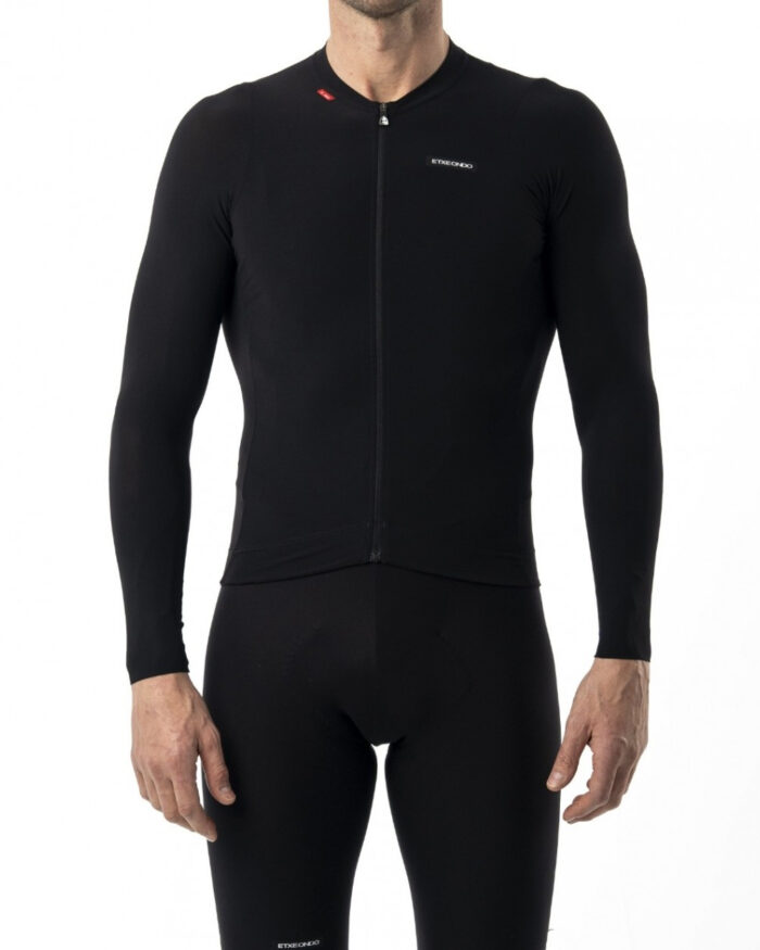ETXEONDO Maillot Manga Larga Hombre Alde negro - Imagen 3