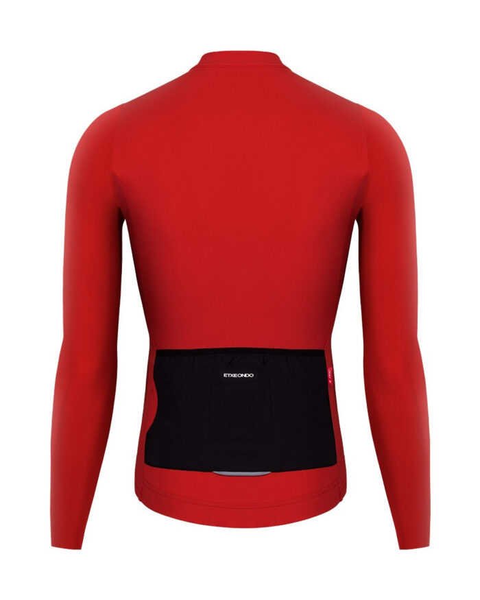 ETXEONDO Maillot Manga Larga Hombre Alde rojo - Imagen 2