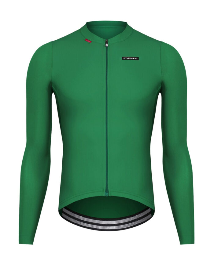 alde-h-ver-1 ETXEONDO Maillot Manga Larga Hombre Alde verde menta - Imagen 1