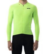 ETXEONDO Maillot Manga Larga Hombre Alde verde fluor