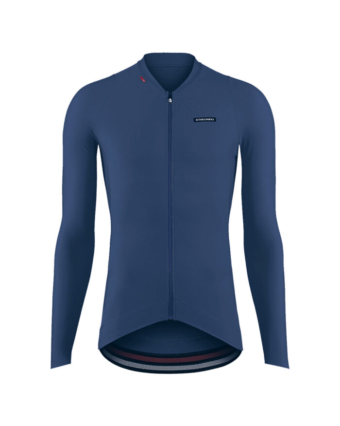ETXEONDO Maillot Manga Larga Hombre Alde Thermo BI azul marino - Imagen 1