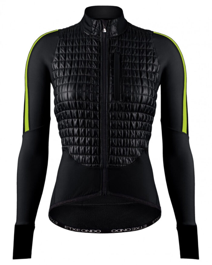 ETXEONDO Chaqueta Mujer Ara Primaloft negro / pistacho - Imagen 1