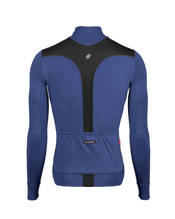 ETXEONDO Chaqueta Hombre Dena Gore-Tex Windstopper azul marino / negro - Imagen 2