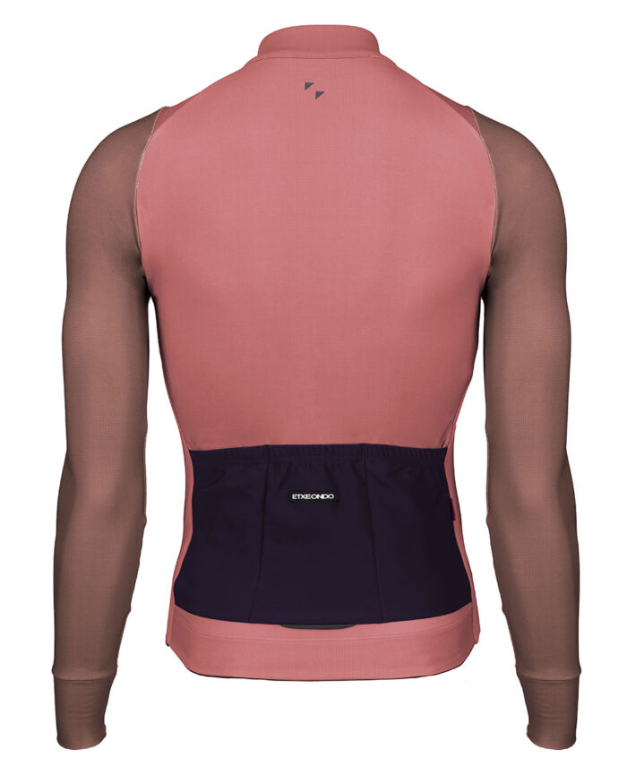 ETXEONDO Chaqueta Hombre Gaude Gore-Tex Windstopper salmón / caldera - Imagen 2