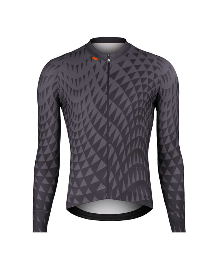 chaqueta-termica-aran-negro-del ETXEONDO Maillot Manga Larga Hombre Aran gris - Imagen 1