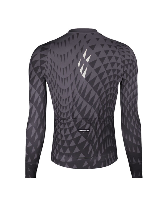 ETXEONDO Maillot Manga Larga Hombre Aran gris - Imagen 2