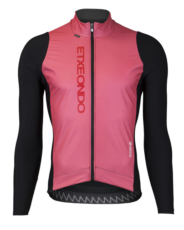 chaqueta-urrun-gore-tex-rojo-sandia-del ETXEONDO Chaqueta Hombre Urrun Gore-Tex Windstopper rojo sandía - Imagen 1