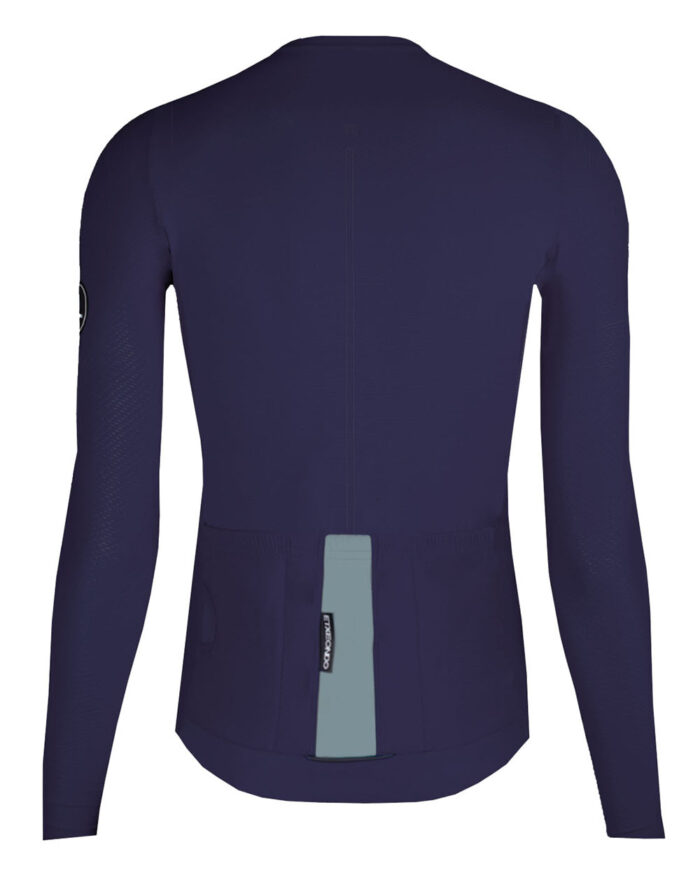 ETXEONDO Maillot Manga Larga Hombre Kena azul oscuro / gris oscuro - Imagen 2