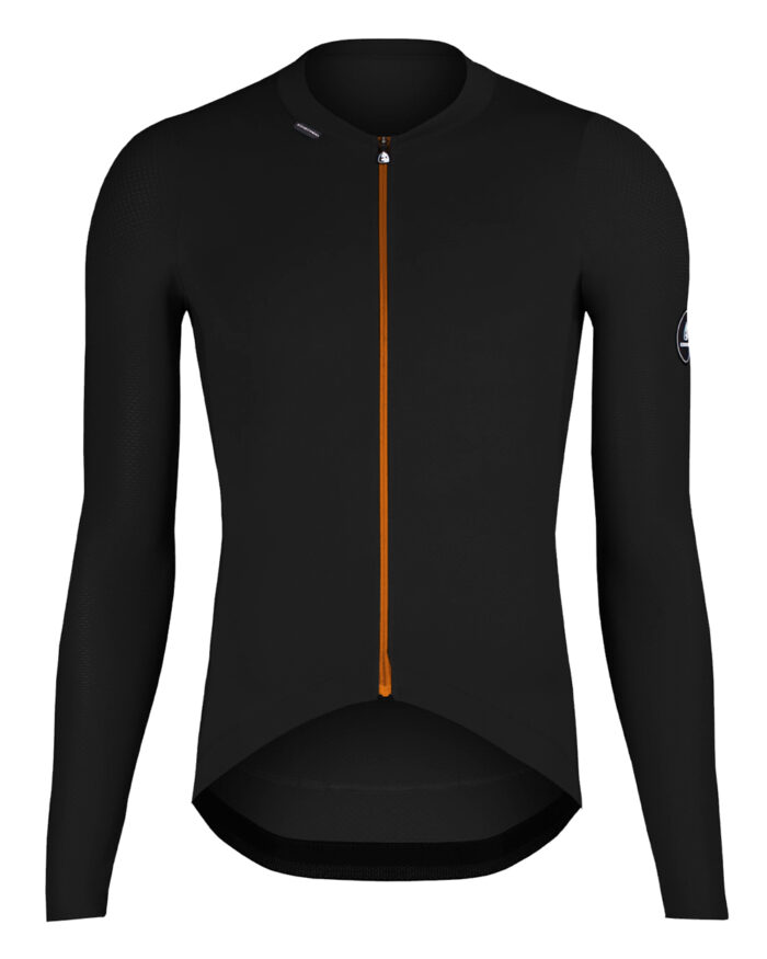 kena-negro-del ETXEONDO Maillot Manga Larga Hombre Kena negro / ocre - Imagen 1