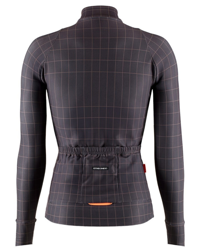 ETXEONDO Chaqueta Mujer Laukia Gore-Tex Windstopper gris / pardo - Imagen 2