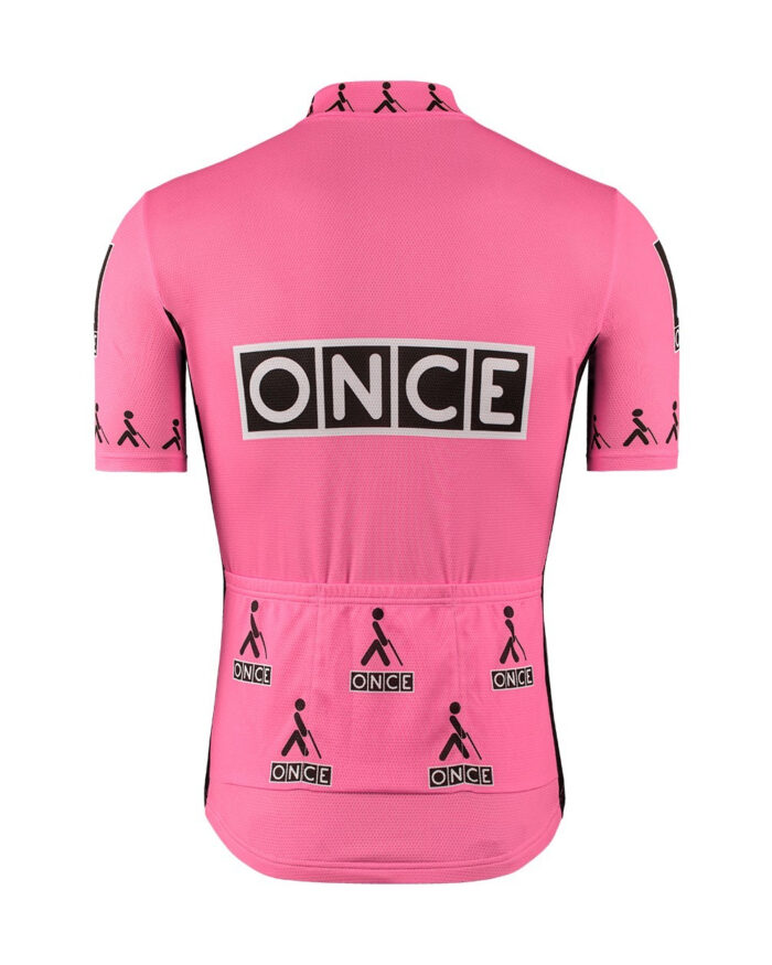 ETXEONDO Maillot Manga Corta Hombre ONCE rosa - Imagen 2