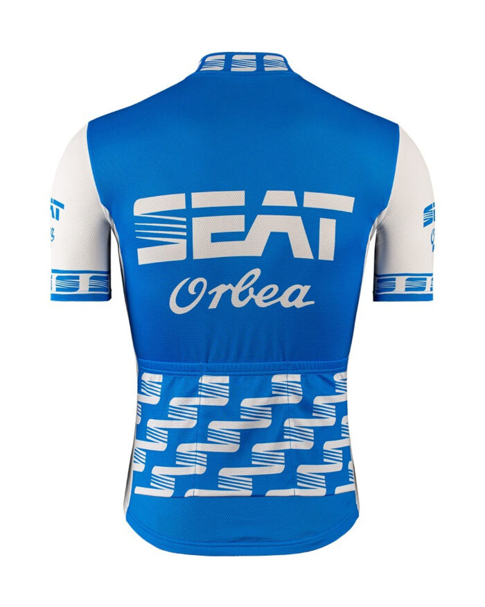 ETXEONDO Maillot Manga Corta Hombre Seat Orbea azul / blanco - Imagen 2
