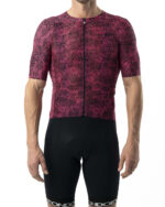 ETXEONDO Maillot Manga Corta Hombre Trama rosa - Imagen 3
