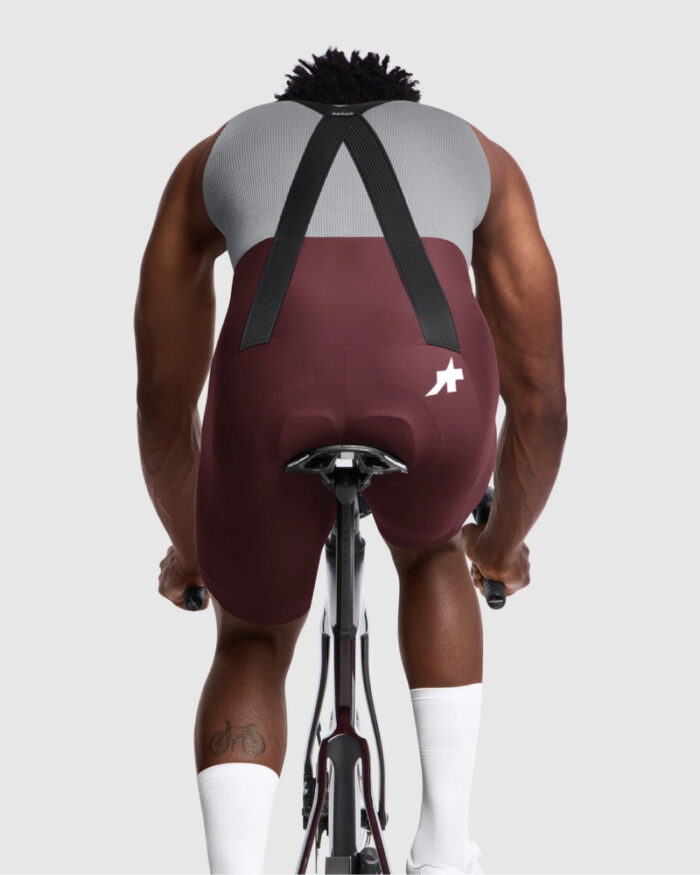 ASSOS Culotte Corto Hombre Mille GT S11 Burgundy Red - Imagen 4
