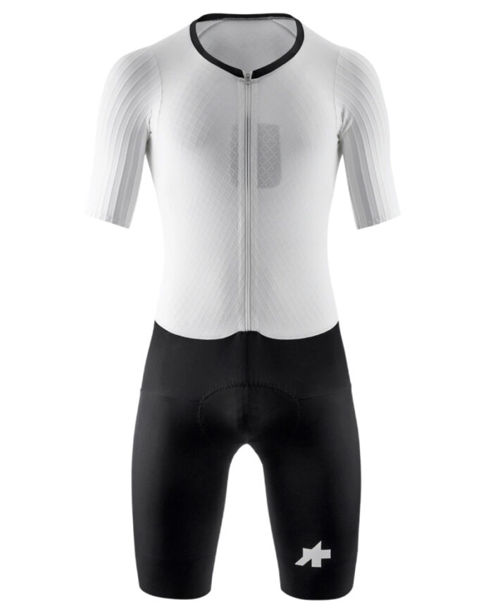 11.11.295.58-1 ASSOS Mono Corto Hombre Equipe RS Rapidfire Chronosuit S11 White Series - Imagen 1
