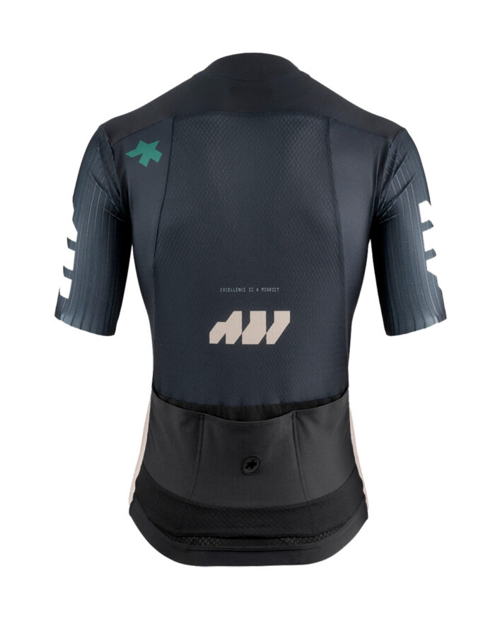 ASSOS Maillot Manga Corta Hombre Equipe RS Something To Say Excellence Blue - Imagen 2