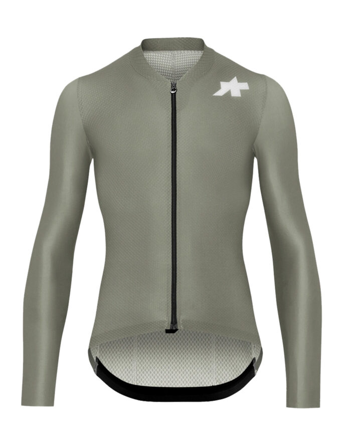 11.24.433.6Q-1 ASSOS Maillot Manga Larga Hombre Mille GT S11 EVO Edge Green - Imagen 1