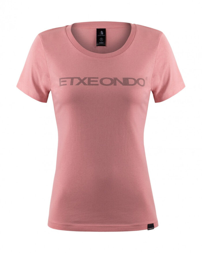 ETXEONDO Camiseta Casual Mujer rosa - Imagen 1