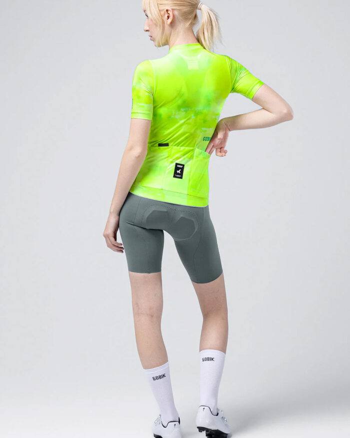 GOBIK Maillot Manga Corta Mujer Stark Citrus - Imagen 4