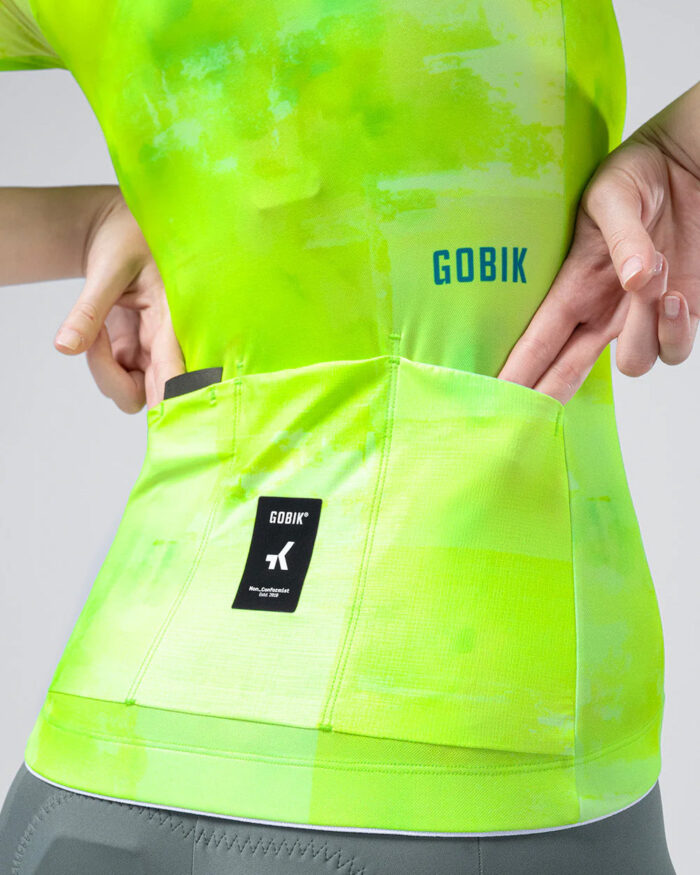 GOBIK Maillot Manga Corta Mujer Stark Citrus - Imagen 5