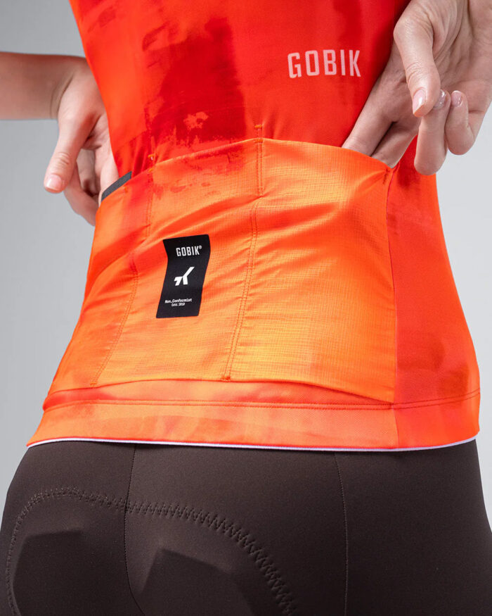 GOBIK Maillot Manga Corta Mujer Stark Gerbera - Imagen 5