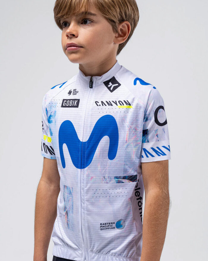 GOBIK Maillot Manga Corta Niño/Niña Rocket Movistar Team 26 - Imagen 4