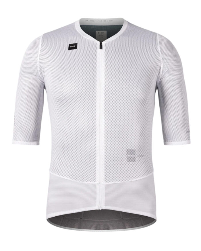 10-01-056-026-1 GOBIK Maillot Manga Corta Unisex Carrera 3.0 White - Imagen 1