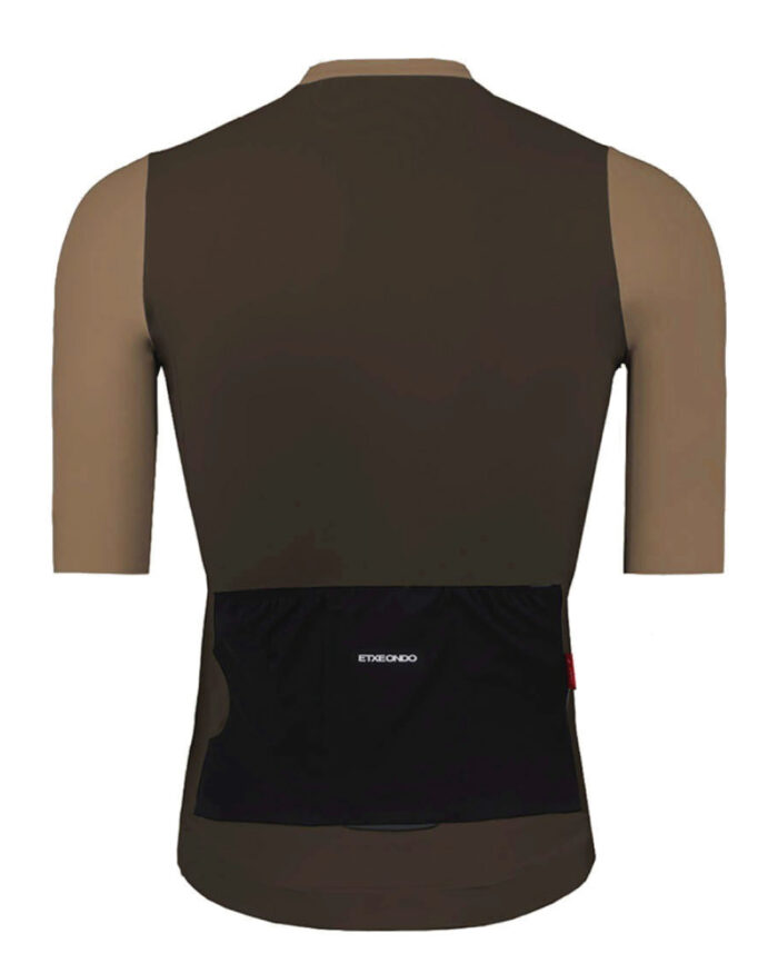 ETXEONDO Maillot Manga Corta Hombre Alde 110 pardo / chocolate - Imagen 2