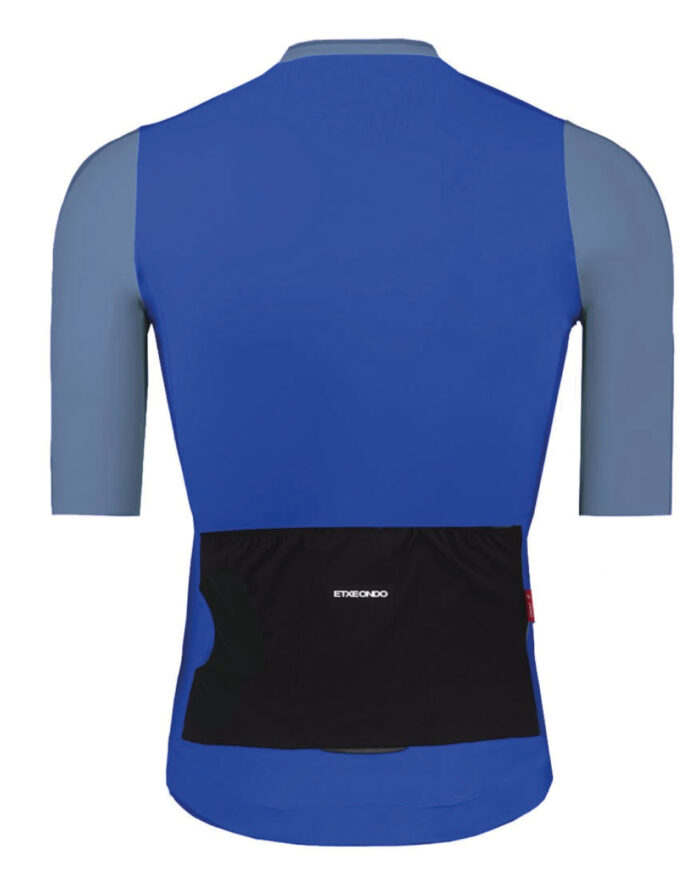 ETXEONDO Maillot Manga Corta Hombre Alde 110 azafata / indigo - Imagen 2