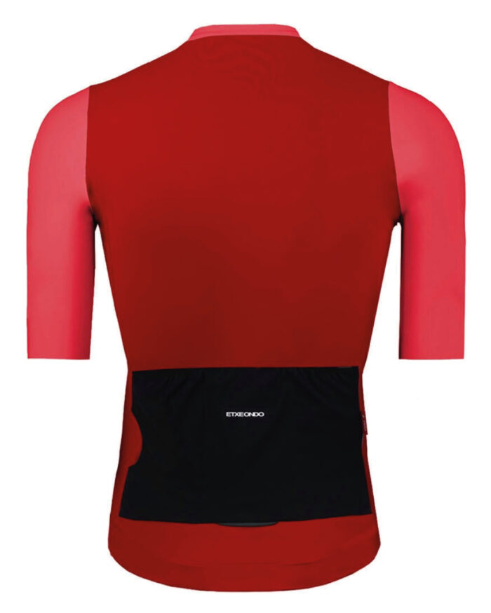 ETXEONDO Maillot Manga Corta Hombre Alde 110 coral / rojo - Imagen 2