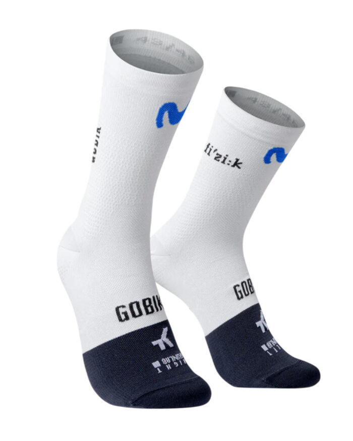15-02-053-009-1 GOBIK Calcetines Unisex Lightweight 2.0 Movistar Team 26 - Imagen 1