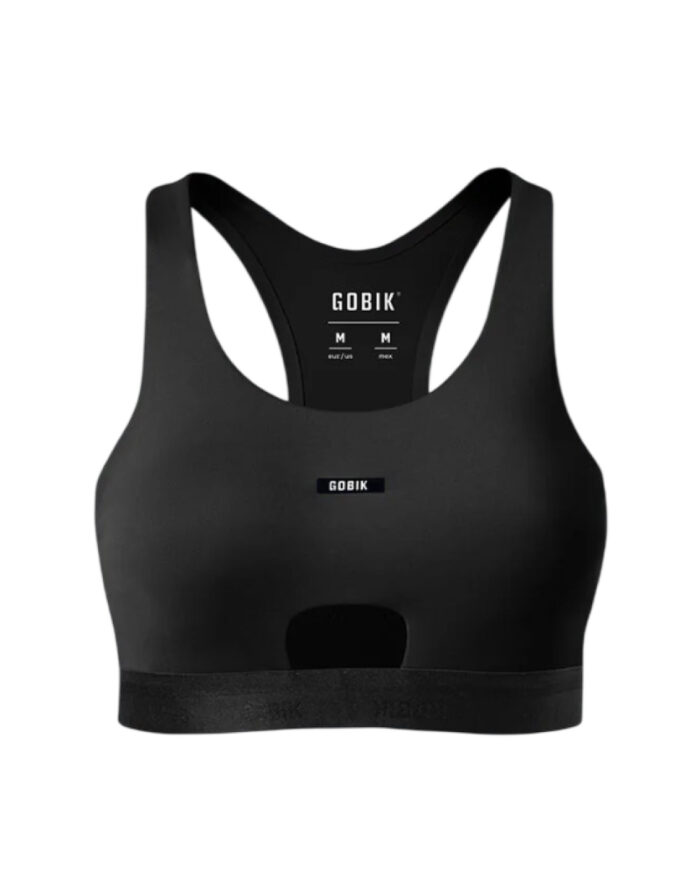 15-03-002-002-1 GOBIK Sujetador Deportivo Mujer Crux Jet Black - Imagen 1