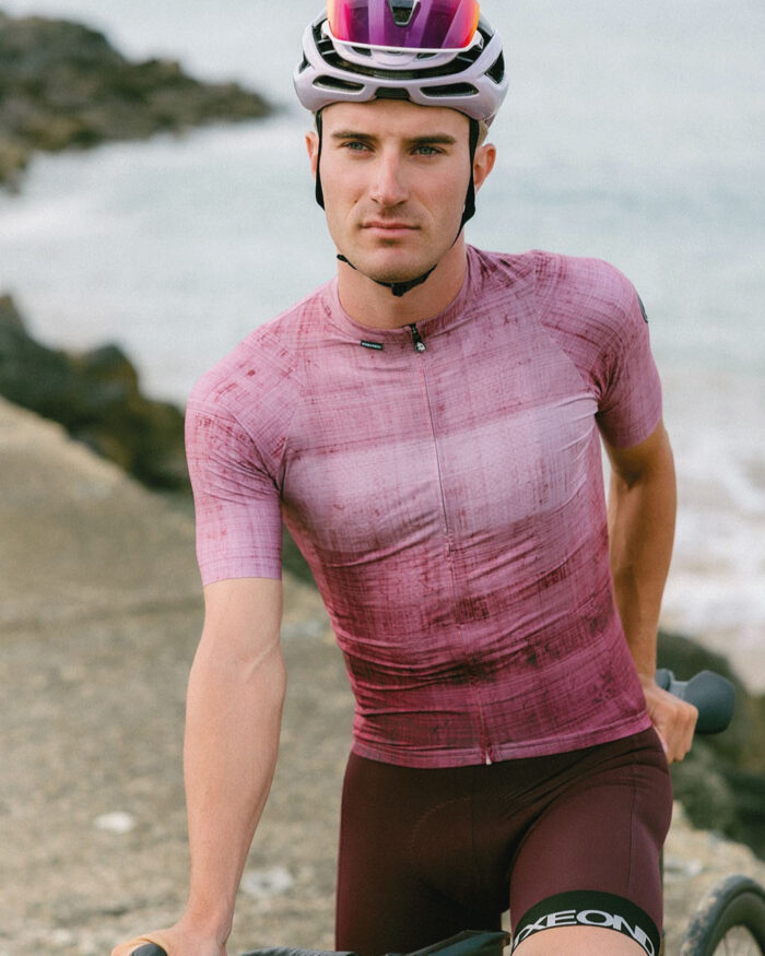 ETXEONDO Maillot Manga Corta Hombre Alai berenjena - Imagen 3