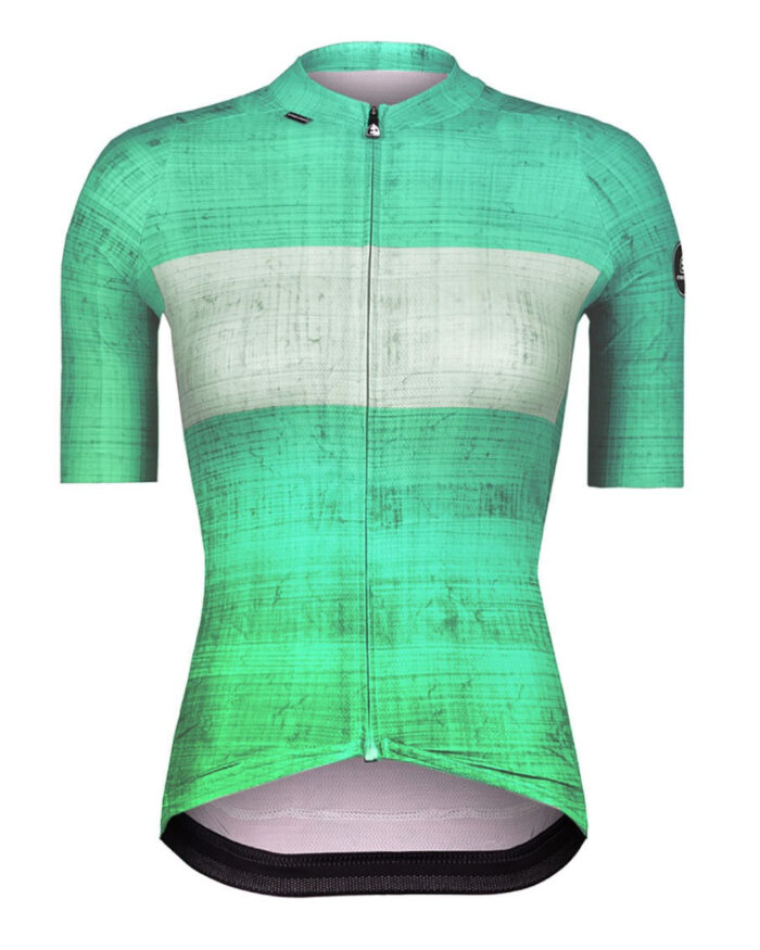 ALAI-VE-1 ETXEONDO Maillot Manga Corta Mujer Alaia verde manzana - Imagen 1