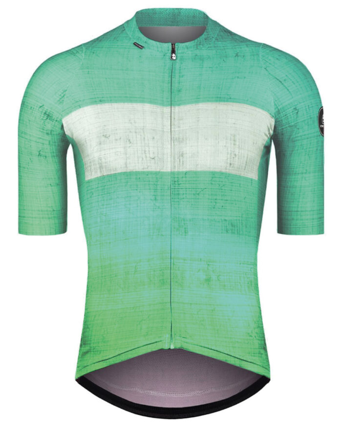 ALAI-VER-1 ETXEONDO Maillot Manga Corta Hombre Alai verde manzana - Imagen 1