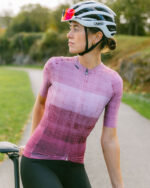 ETXEONDO Maillot Manga Corta Mujer Alaia berenjena - Imagen 4