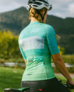 ETXEONDO Maillot Manga Corta Mujer Alaia verde manzana - Imagen 4