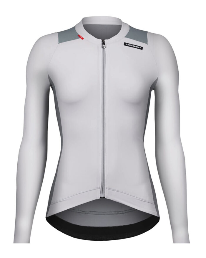 ALDA-GR-1 ETXEONDO Maillot Manga Larga Mujer Alda gris nube / gris piedra - Imagen 1