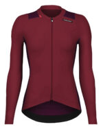 ETXEONDO Maillot Manga Larga Mujer Alda granate/vino