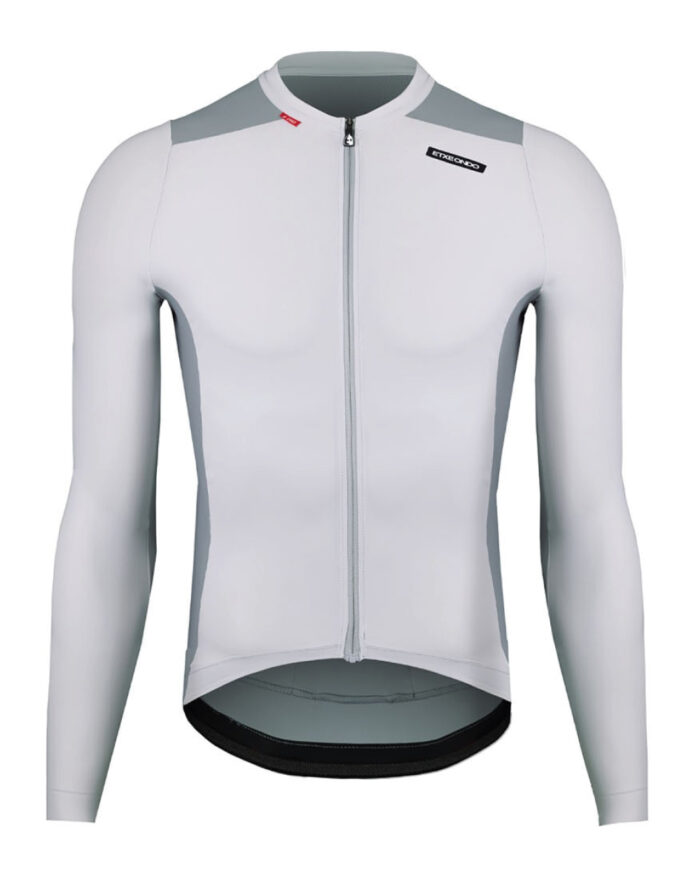 ALDE-GR-1 ETXEONDO Maillot Manga Larga Hombre Alde gris nube / gris piedra - Imagen 1
