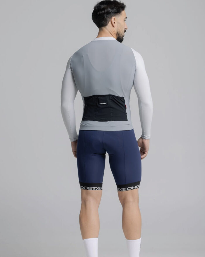 ETXEONDO Maillot Manga Larga Hombre Alde gris nube / gris piedra - Imagen 4
