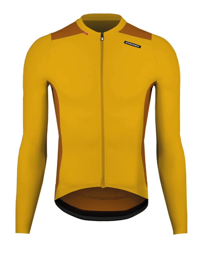 ALDE-MOS-1 ETXEONDO Maillot Manga Larga Hombre Alde mostaza / ocre - Imagen 1