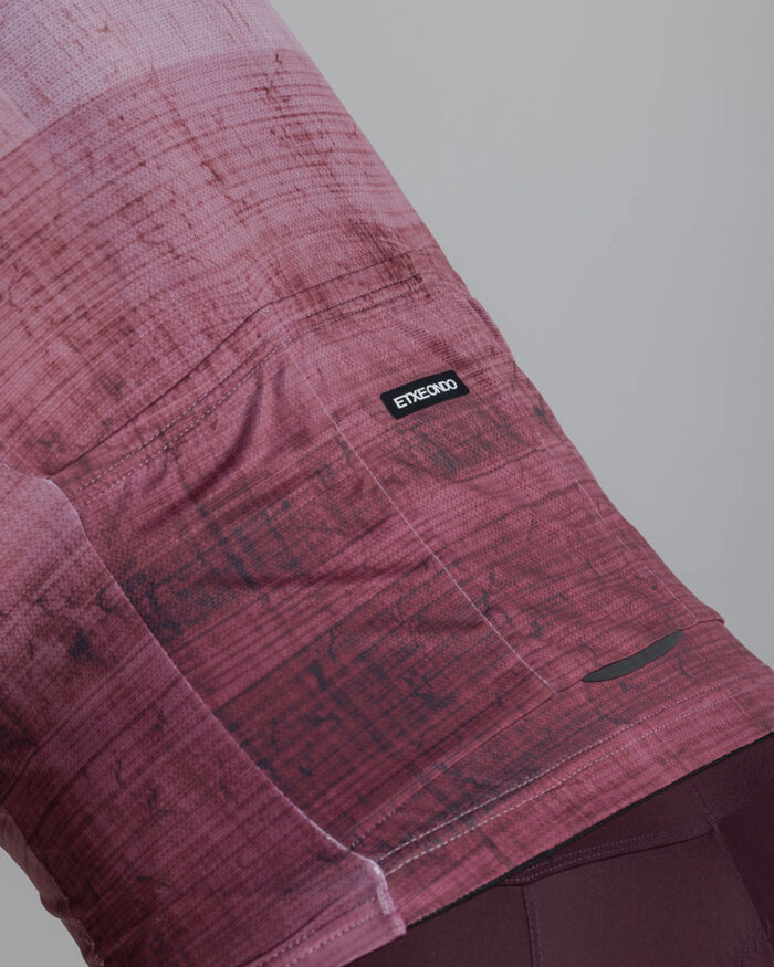 ETXEONDO Maillot Manga Corta Hombre Alai berenjena - Imagen 4