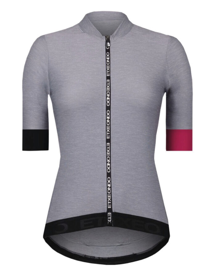 BASOA-1 ETXEONDO Maillot Manga Corta Mujer Basoa gris vigore - Imagen 1