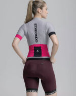 ETXEONDO Maillot Manga Corta Mujer Basoa gris vigore - Imagen 3