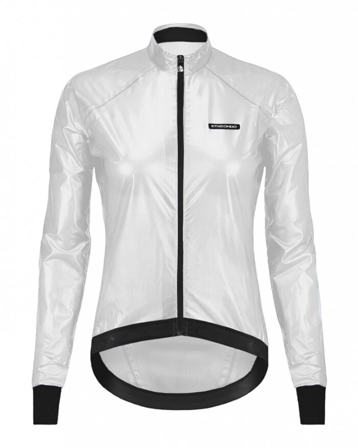 BUS-FEM-1 ETXEONDO Capa Cortavientos Mujer Busti blanco - Imagen 1