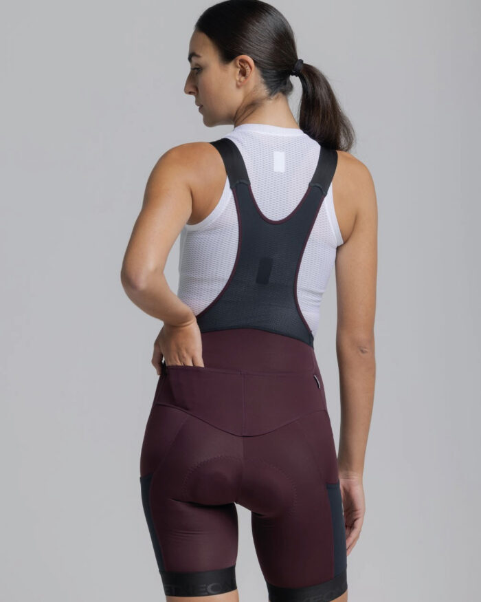 ETXEONDO Culotte Corto Mujer Ixa Cargo granate - Imagen 3