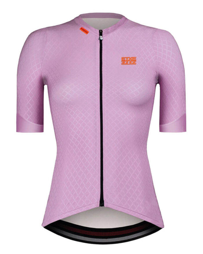 MARA-ROS-1 ETXEONDO Maillot Manga Corta Mujer Mira rosa orquídea - Imagen 1